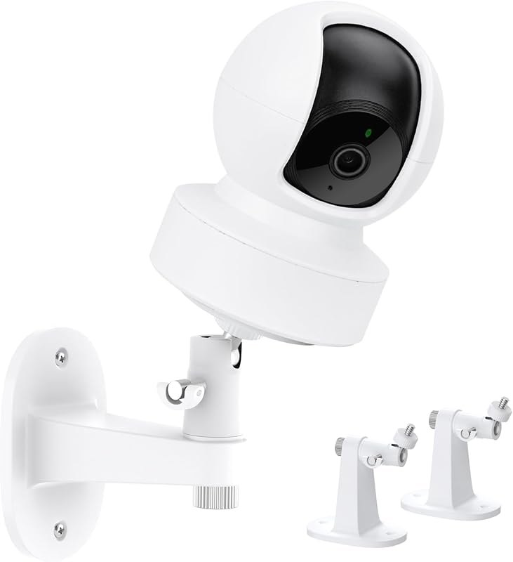 2Pack Adhesive Wall Mount Bracket Compatible with Kasa Indoor Pan/Tilt Smart Security Camera EC70/EC71/TP-Link Tapo
