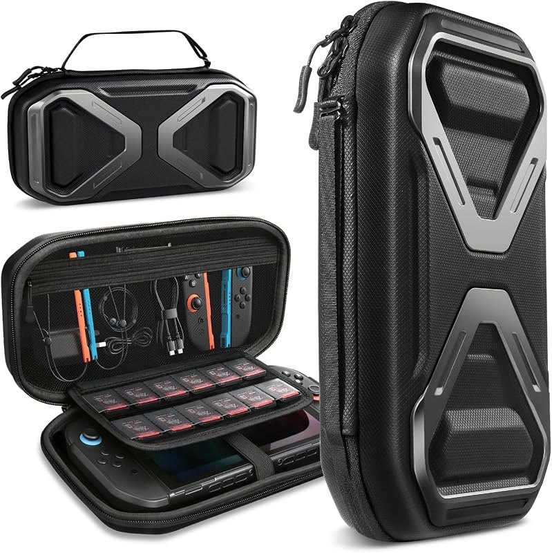 SUPCASE Pro Edition Carrying Case for Nintendo Switch 2 2025, Black — Portable Game Console for portable game console