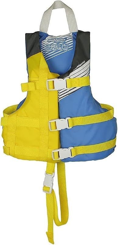 Stohlquist Kids Life Jacket 30-50 lbs - Coast Guard Approved Life Vest - Type III PFD for Boys and Girls - Secure &