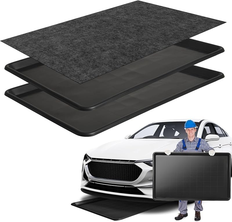 2-Pack Oil Drip Pan for Under Car — garage drain pans for garage drain pans