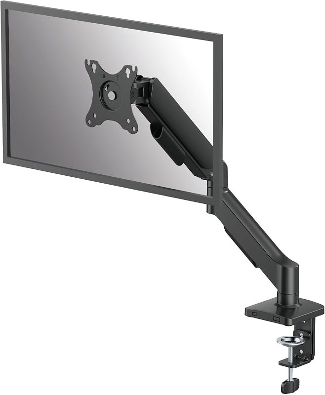 Fellowes ED-X Plus Gaming Single Gas Spring Monitor Arm Supports up to 32" Screens Weighing 4.4-19.84 lbs, Height