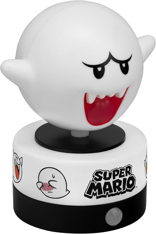 Super Mario Boo Room Guard - Officially Licensed Super Mario Product — motion sensor night light for motion sensor