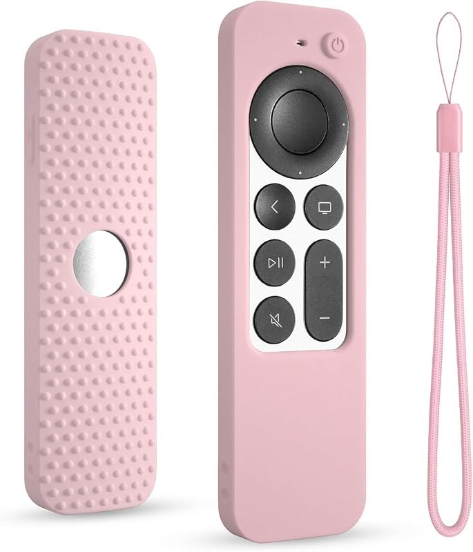 Silicone Case for Apple TV 2024 Remote Siri 2nd/3rd Gen, Protective Cover for Apple TV 4k/Hd Remote Control Anti