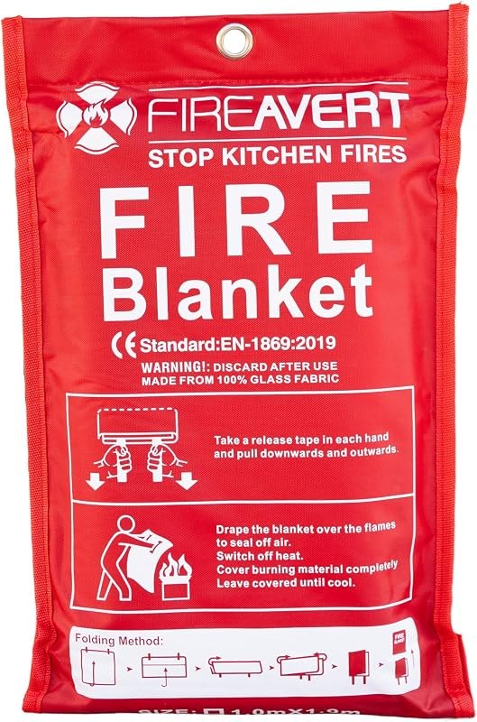 FireAvert Emergency Fire Blanket for Home and Kitchen — best safety fire blanket for safety fire blanket