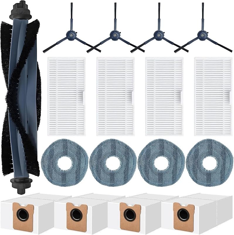 C20 Omni Replacement Parts Kits for Eufy C20 Omni Robot Vacuum Cleaner 1 Roller Brush — robot vacuum side brushes for