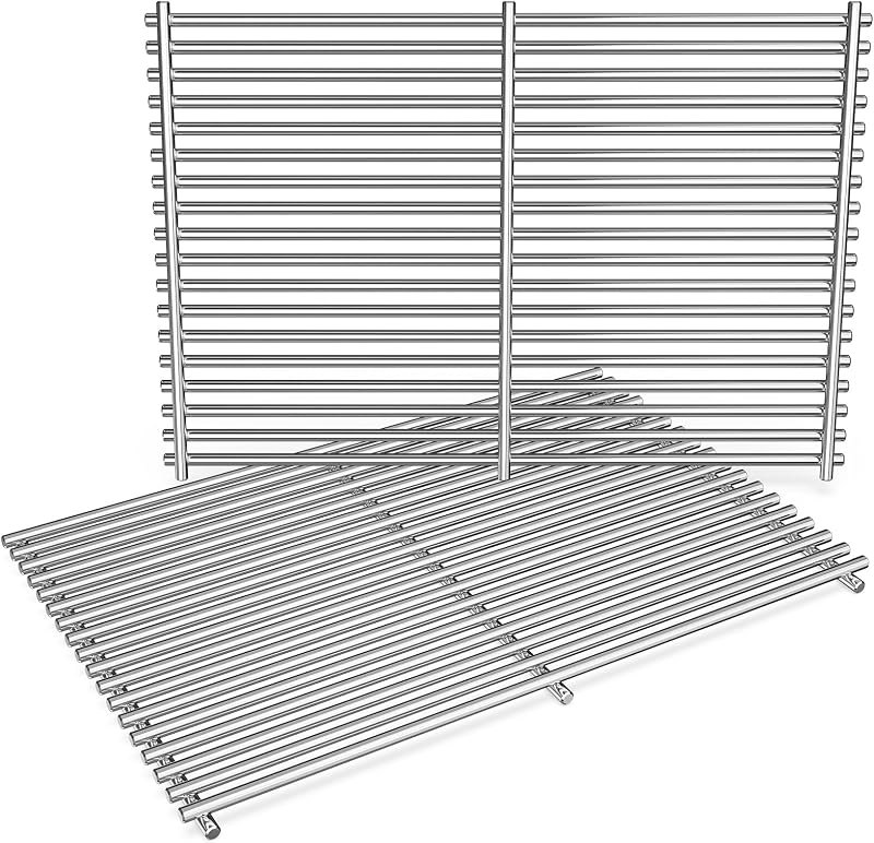 QuliMetal 19.5" Grill Grates for Weber Genesis 300 Series (2007-2016) — stainless steel grill grates for stainless