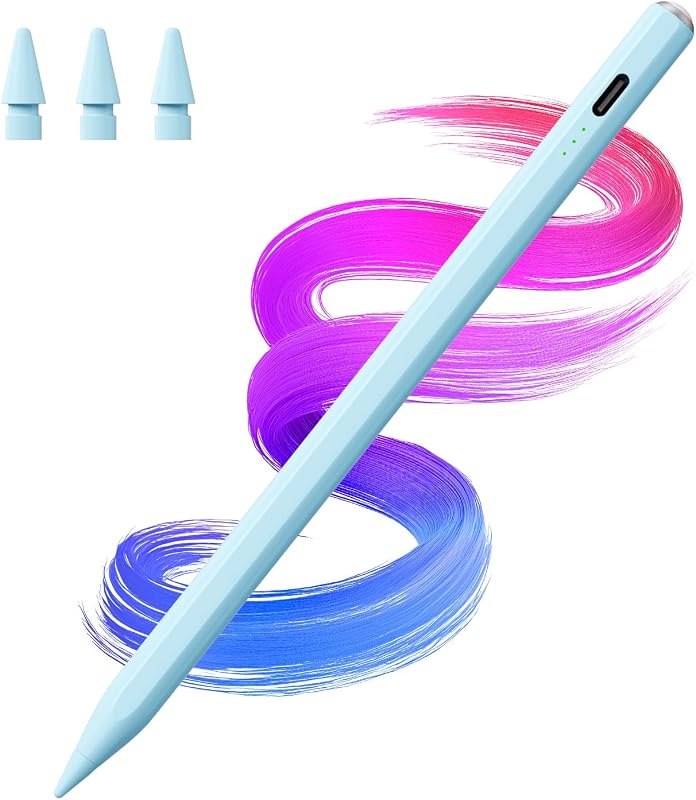 Hastraith Stylus Pen for iPad 2018-2026, 2X Faster Charge Apple iPad Pencil — 13 inch pen display for inch pen display
