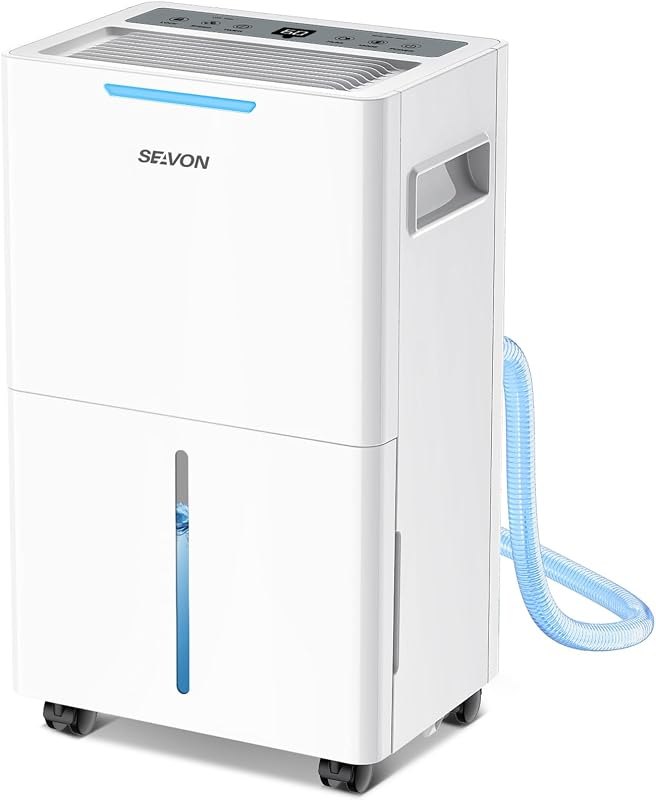 1600 Sq.Ft 21 Pints Dehumidifier for Basement with Drain Hose, 35dB Quiet — small bedroom dehumidifier for small