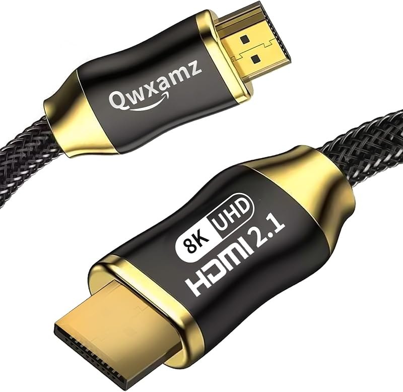 Upgraded 10K 8K HDMI 2.1 Cable 5FT HDMI Cable 4K 120Hz - 8K@60Hz Gaming Consoles HDMI to HDMI Cable 48Gbps HDMI cable