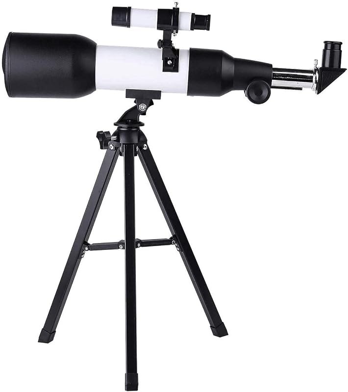 Wide-Angle Astronomical Telescope, 70mm Refractor Telescope for Astronomy, Beginner Kids Lunar Monocular, Tripod for