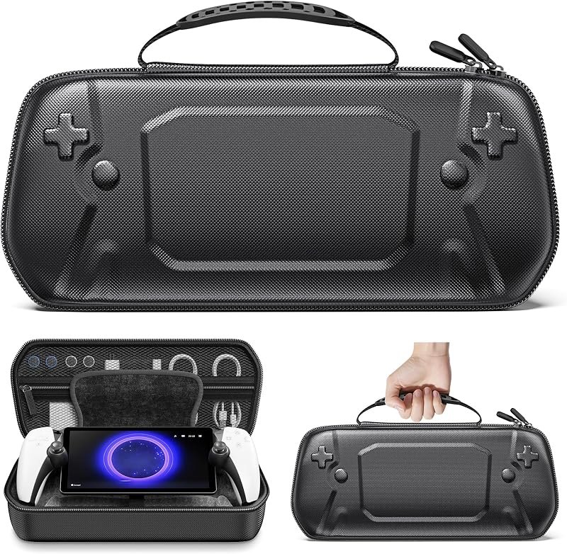 Carrying Hard Case Compatible with PlayStation Portal Remote Player, Portable Travel and Storage Protection PS Portal