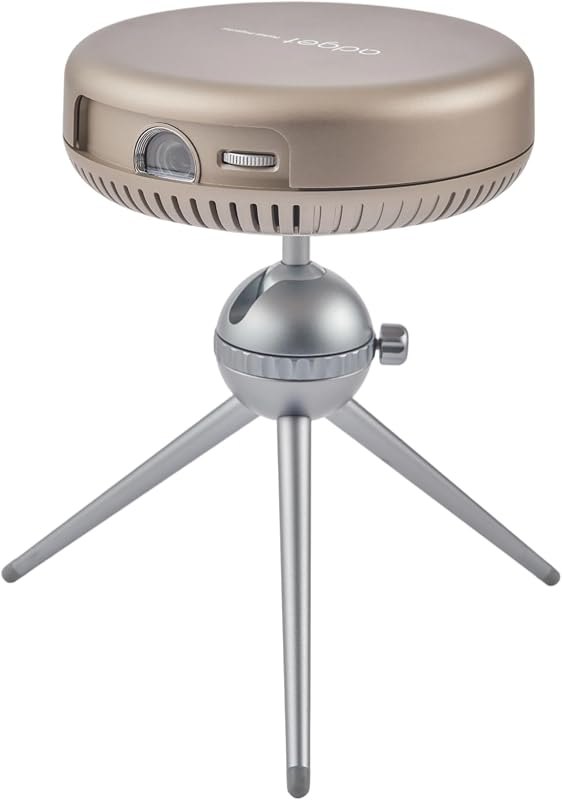 iSpace2 Smart Mini Projector, 1080P Portable Projector with WiFi and Bluetooth, 360° Bluetooth Speaker, Tripod
