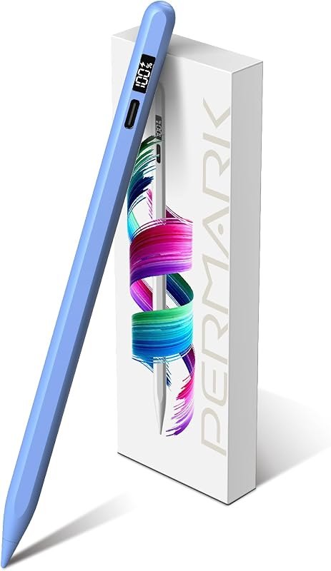 Pencil for Apple iPad 11th/10th/9th with LED Power Display, 15Mins Fast Charge, Stylus Pen for iPad 10/9/8/7/6th,11th