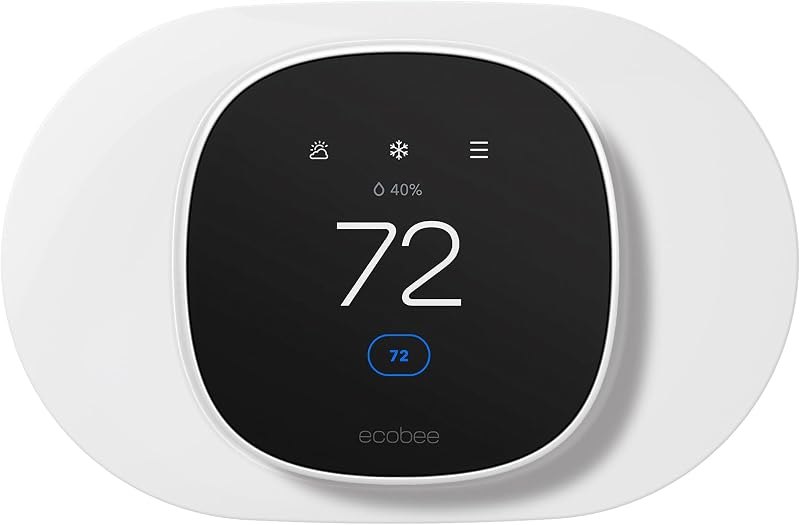Tim Kit for ecobee Smart Thermostat Essential 2025, Wall Plate Cover Accessory for ecobee Thermostat, Easy to Install