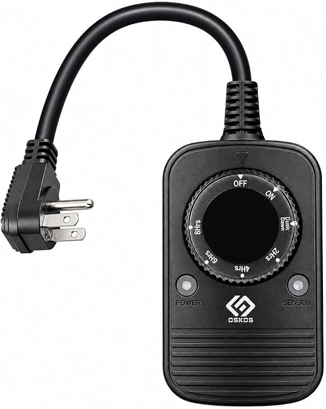 OSKOS 24-Hour Outdoor Light Timer — christmas light timer for christmas light timer