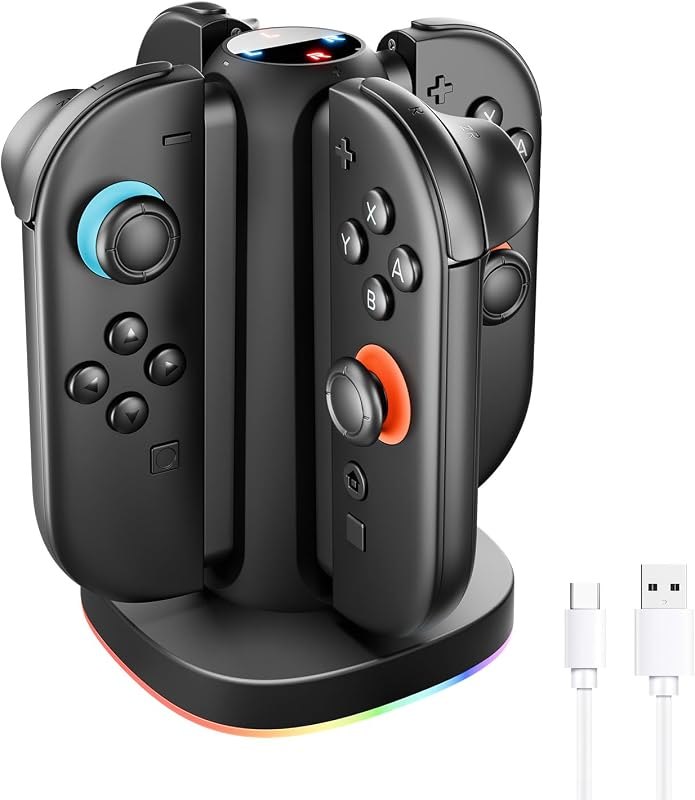 Charging Dock for Nintendo Switch 2(2025) for Joy-Con 2 — Switch Joy-Con charging stand for switch joy con charging