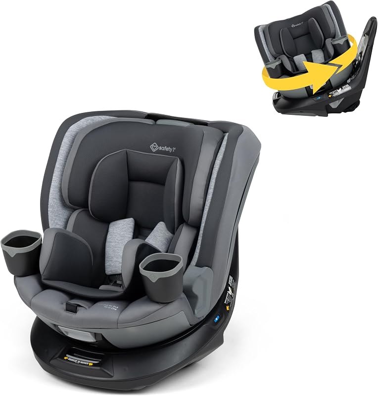 Safety 1st Turn and Go 360 DLX 360 Car Seat, Rotating All-in-One Convertible Car Seat, Stonington — car seat impact