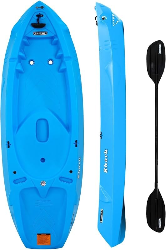Lifetime Lifetime Shark Youth Kayak with Paddle — sit on top kayak for sit top kayak