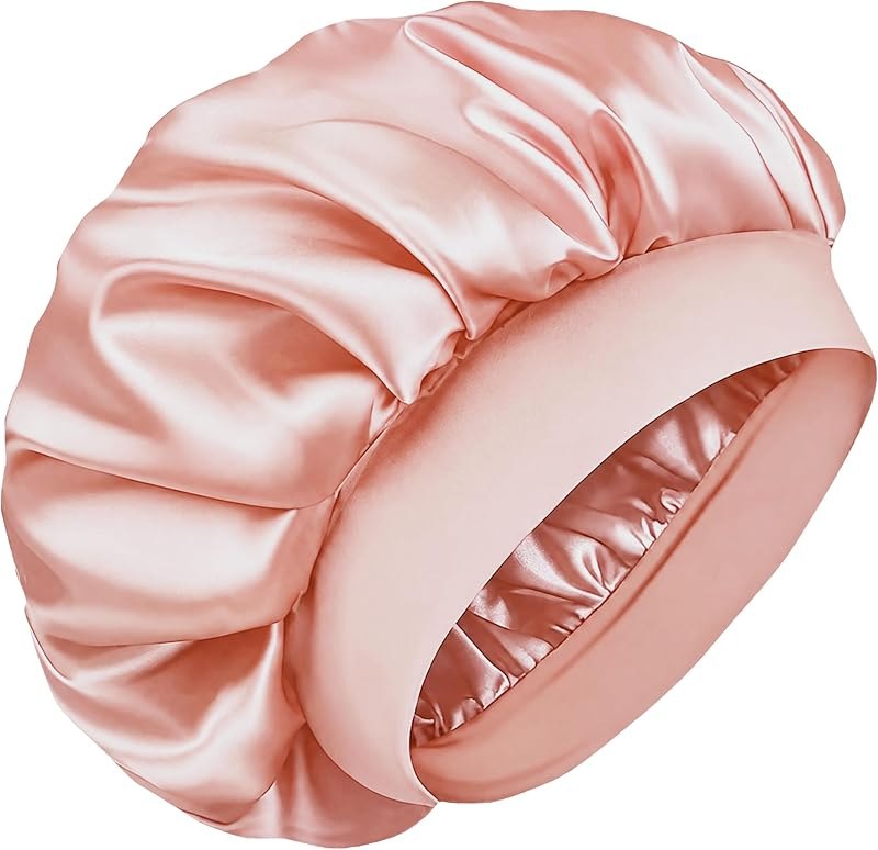 Silk Bonnet for Men Hair Bonnet for Sleeping Double Layer Satin Bonnets for Black Women Curly Hair Braids — silk