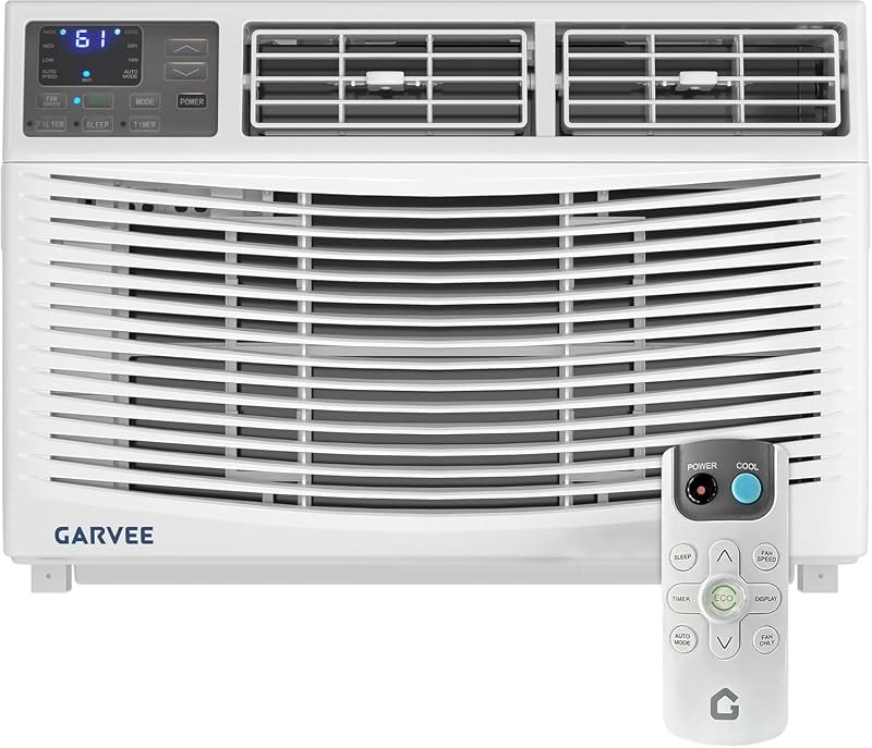 Window Air Conditioner 12000 BTU with WiFi, Energy Efficient Window AC Unit Cools Up to 550 Sq.Ft. with Remote App