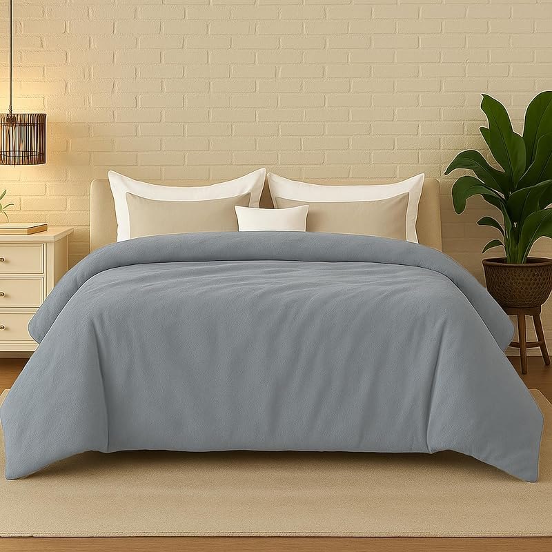 HomeSmart Duvet Cover for Weighted Blankets King Size, Grey - Cover Only — minky weighted blanket for minky weighted