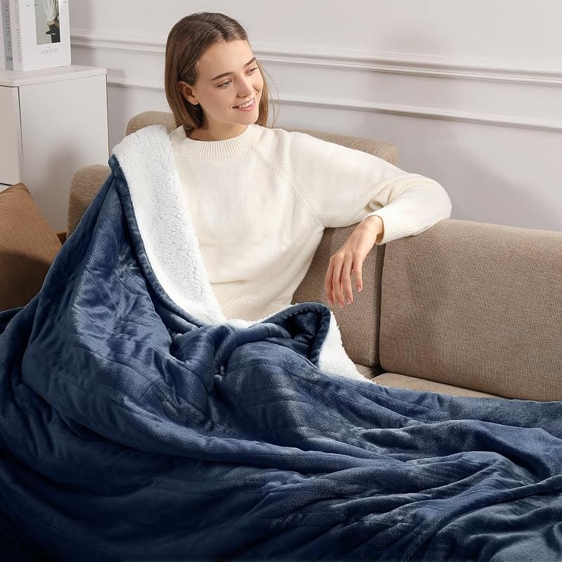 Electric Blanket Twin Heated Blanket Twin Size 62X84in for Autumn/Winter — fleece electric blanket for fleece electric