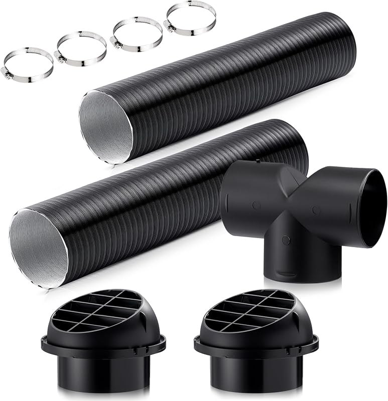 HZJD Diesel Heater Pipe Ducting Set(75mm/3inch) — 12v diesel exhaust heater for 12v diesel exhaust heater