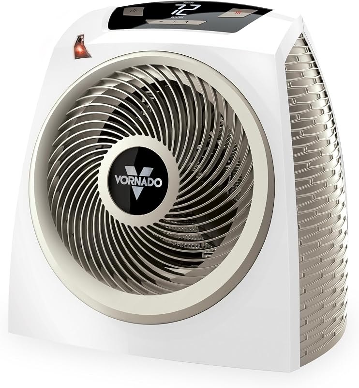 AVH10 (2026) Space Heater, Fan Only Mode, Auto Climate, White — vornado compact space heater for vornado compact space