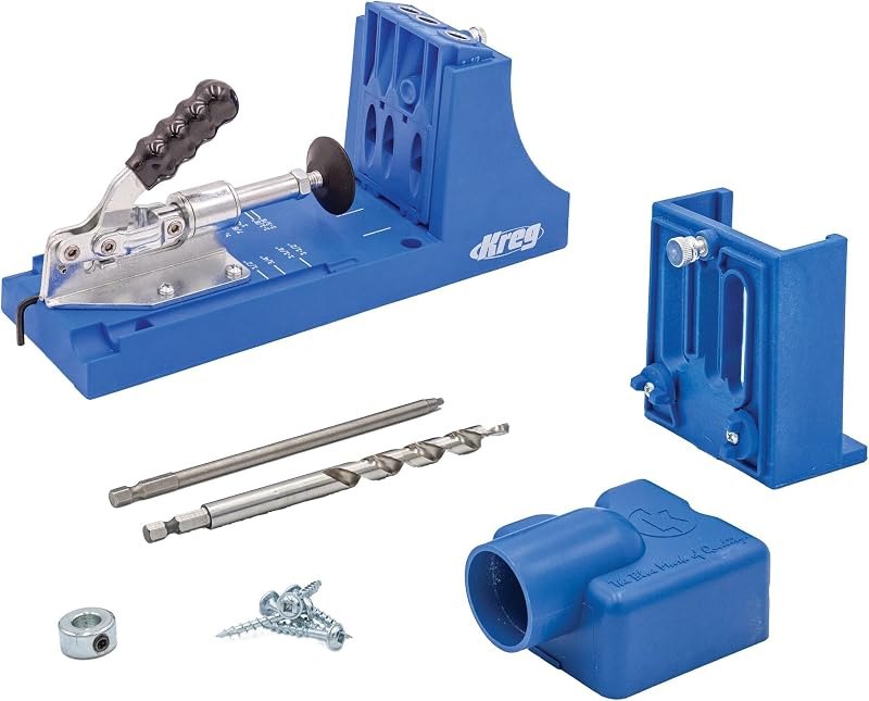 Kreg Pocket Hole Jig K4 Plus, Woodworking Jig, With Dust Collection
