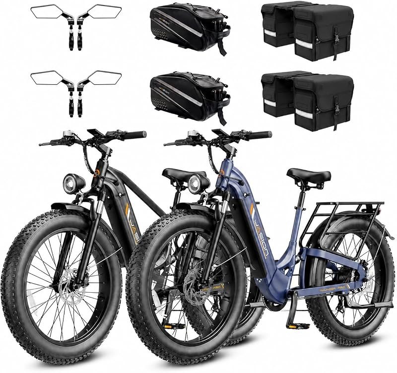 Jasion Thunder PRO/ST Electric Bike,2000W Peak Ebikes for Adults,26''Fat Tire Best Ebike for Men,90 Miles with 1040Wh