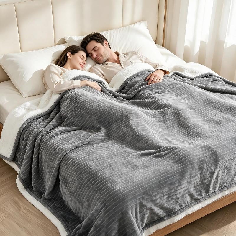 Queen Size Electric Blanket Queen Heated Blanket Washable for Bed 84"X90" — Heated Bed Blanket for heated bed blanket