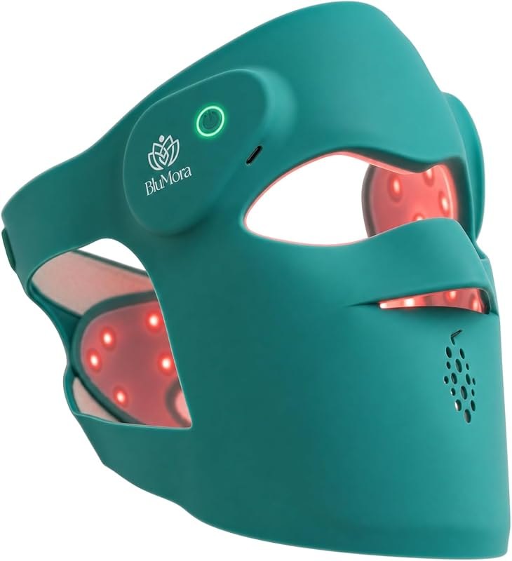 Red Light Therapy for Face, Wireless LED Face Mask Light Therapy, 9 Modes, 850nm NIR & 630nm Red, 2500mAh