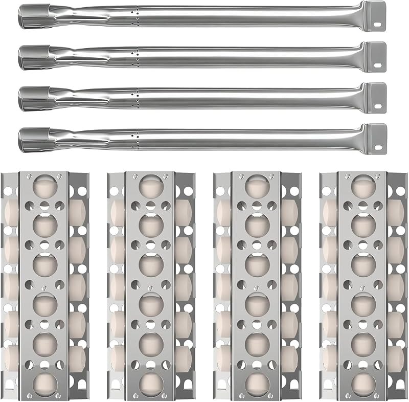 BBQ-PLUS Briquette Tray Replacement Parts for Summerset Sizzler 26" 32" Grill, Heat Plate with Ceramic Briquettes and