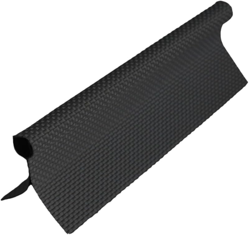 5.4 Yards Awning Rail Piping 6mm, Black Awning Rail Insert with Solid PVC Core, Double Flap Awning Tent Piping Insert