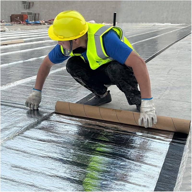 Roofing Membrane,Self-Healing Flashing Sealant,Flashing Tape for Roofs,Outdoor Roof Foundation Ice and Water