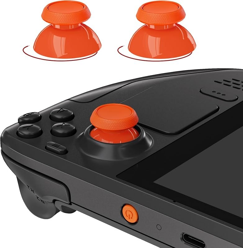 eXtremeRate Replacement Thumbsticks for Steam Deck LCD, Custom Analog Stick Joysticks Repair Kit for Steam Deck OLED