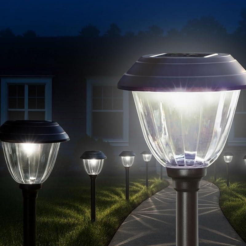 LED Solar Pathway Lights — solar garden path lights for solar garden path lights
