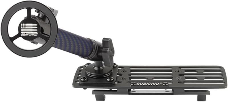 Bulletpoint Metal Dash Mount Cell Phone Holder Compatible with 2013-2018 RAM Truck & 2019+ RAM 1500 Classic (RubiGrid
