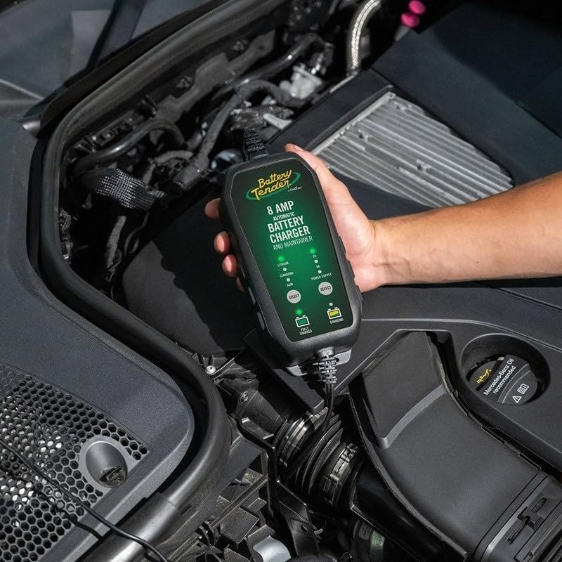 Battery Tender Power Tender 8 AMP / 2 AMP 12V Battery Charger and Maintainer — marine battery charger for marine