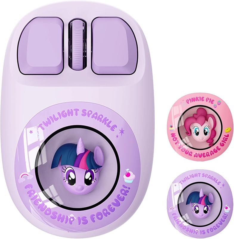 My Little Pony Twilight Sparkle Character Silent Click Wireless Mouse — silent click for quiet wireless mouse