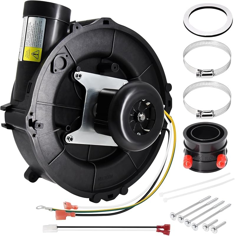 Hiorucet 0171M00001S Draft Inducer Motor Replaces Goodman 0171M00001S, 22307501, Rotom FB-RFB501, J238-150-15293