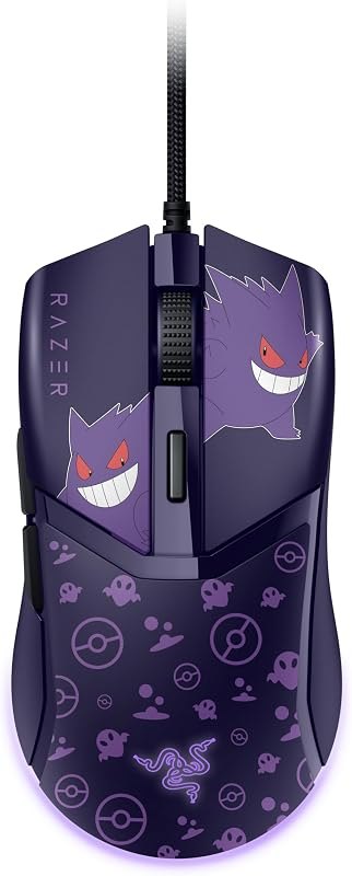 Razer Cobra Gengar Edition - Lightweight Wired Gaming Mouse - 8500 DPI Sensor - 58g - 3rd Generation Optical Mouse