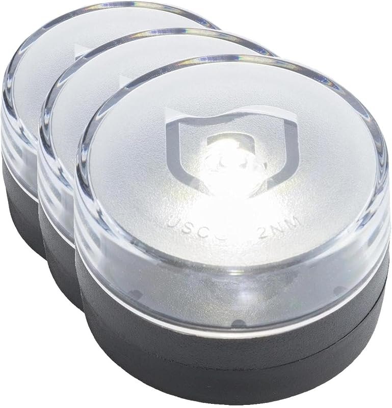 attwood 5580A7 Waketower All-Round Marine Boat LED Navigation Light, Silver, One size (5580-A7) (Pack of 3) — boat