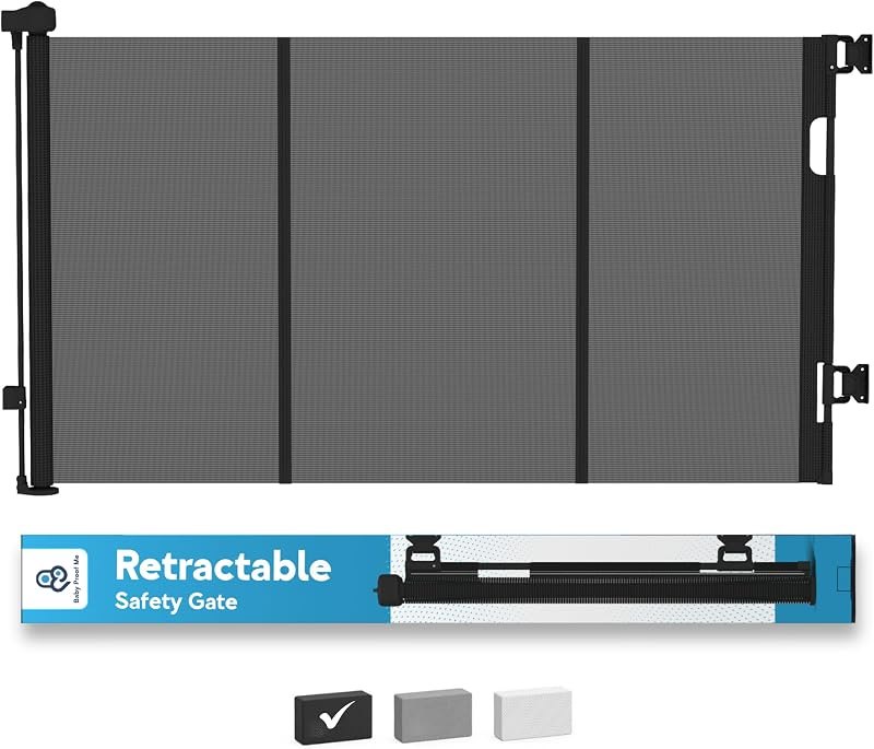 Baby Proof Me Retractable Baby Gate for Stairs & Doorways, Dog Pet Gate — moldable baby gate for moldable baby gate