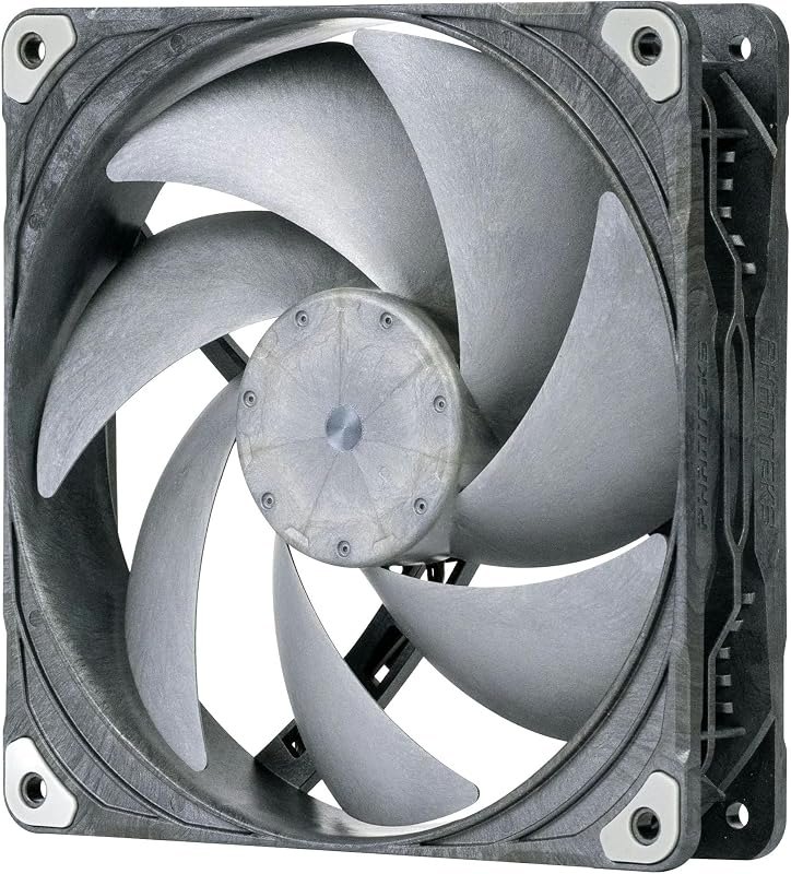 Phanteks T30 Premium High-Performance PWM Fan, LCP Frame & Blades, 3-Mode Speed Switch, Black/Grey (1, 140mm) — switch