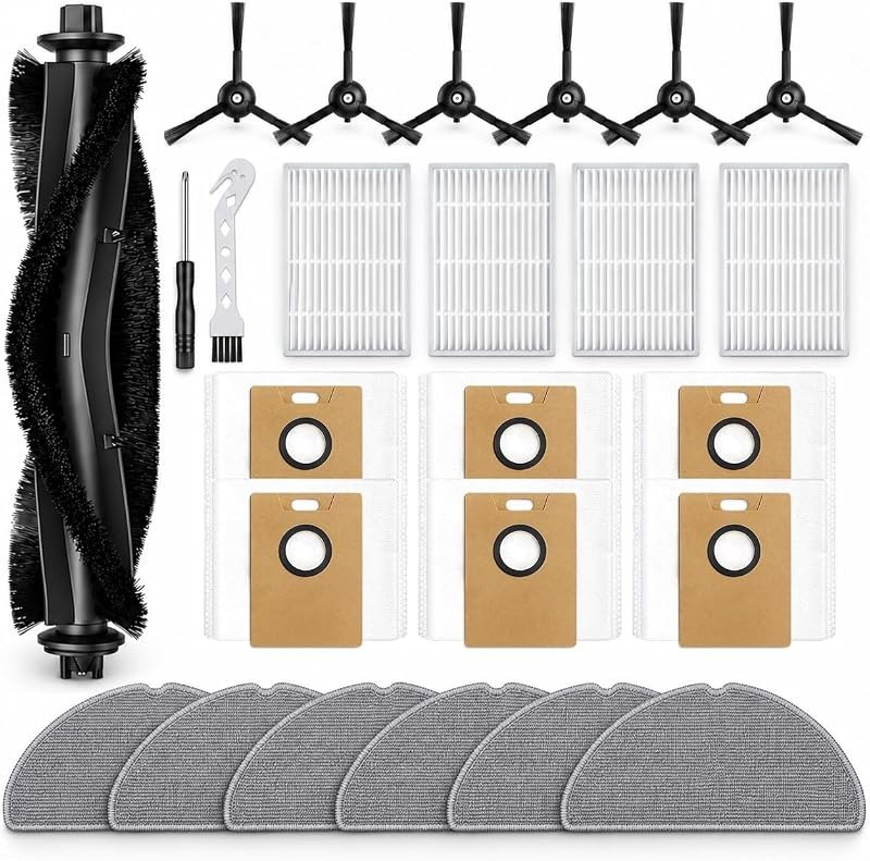 RV20 Max Plus Replacement Parts for Tapo RV20 Max Plus/RV30 Max Plus/RV30/RV20 Robotic Vacuum Cleaner Parts with 1
