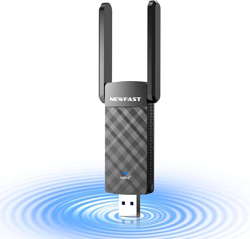 NEWFAST USB WiFi Adapter for Desktop PC U352 AX1800 Mbps WiFi 6 Adapter — computing wifi adapter for computing wifi