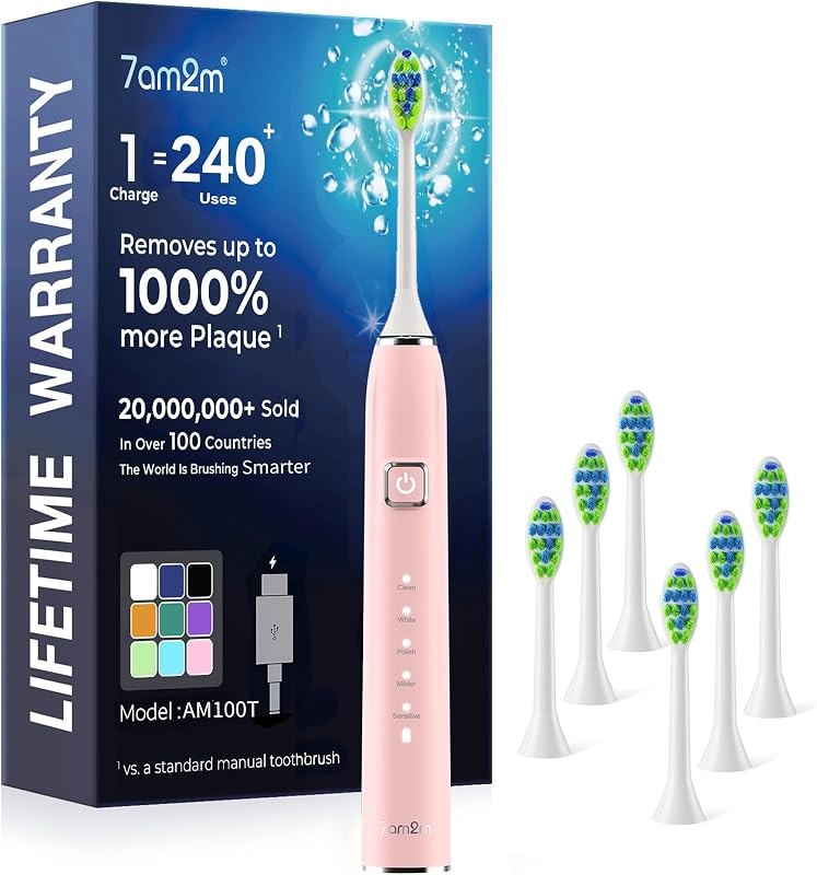 Sonic Electric Toothbrush for Adults,Type-C Charging Run for 120 Days — samsung addyson toothbrush for samsung addyson