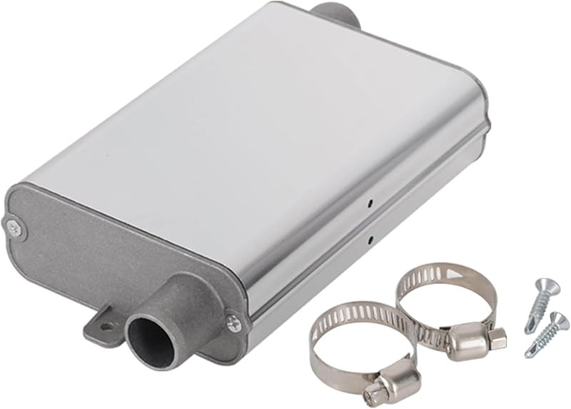 CYDZSW 24mm Diesel Heater Exhaust Pipe Muffler Silencer Upgraded with Clamps Fits for Webasto Eberspacher Chinese
