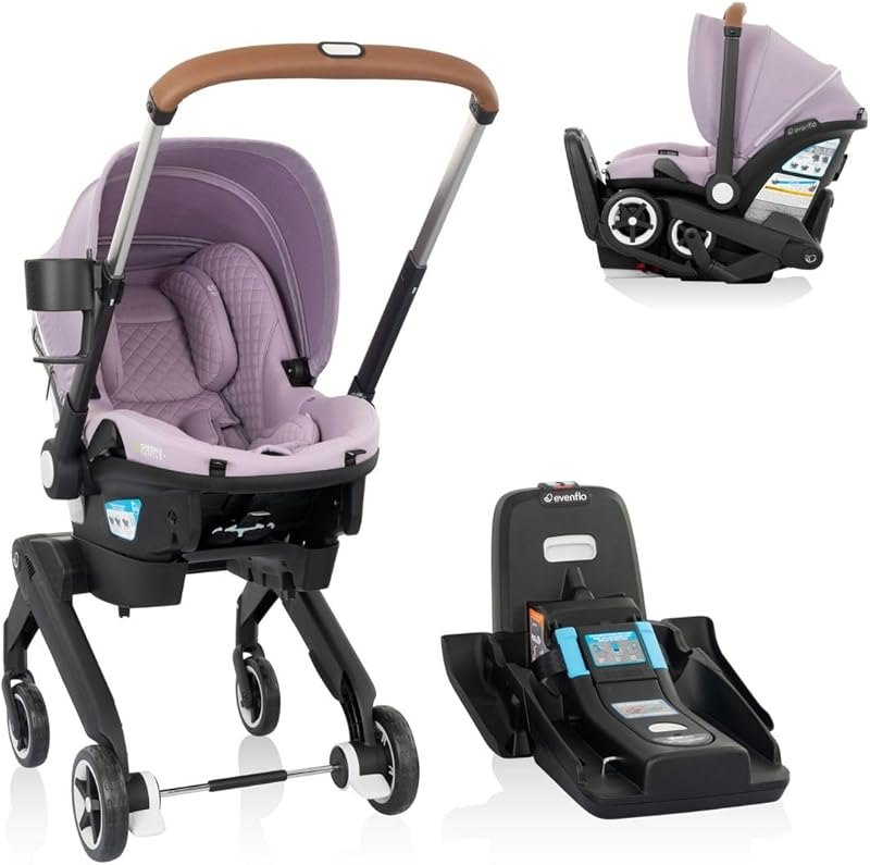 Evenflo Shyft DualRide Preemie and Infant Car Seat Stroller Combo — car seat impact indicator for car seat impact